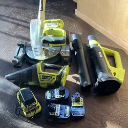 Ryobi Tools 7 pieces