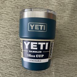 Yeti Rambler Stackable 16 Oz Cup- New