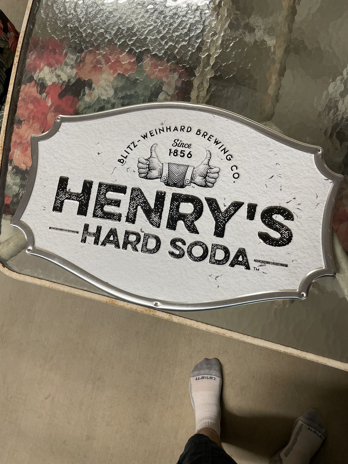 Henry Hard soda Tin Sign 