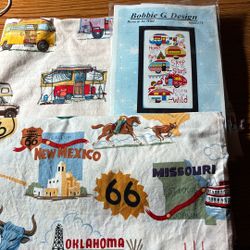 Craft Material Fabric & Cross Stitch Kit