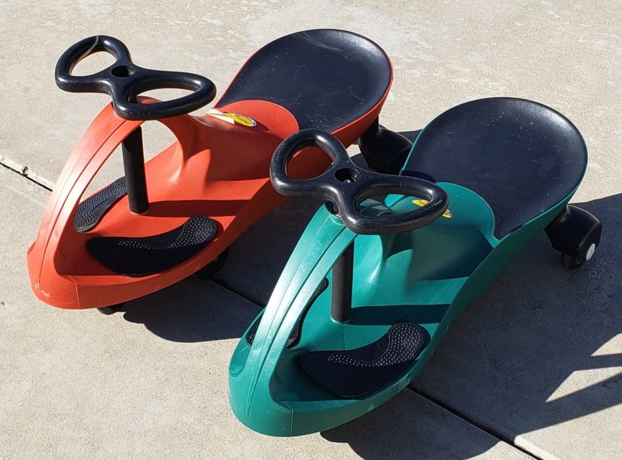 (2) PlasmaCars - Original Plasma Car by "PlaSmart" wiggle car