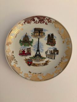 Porcelain Paris collector plate