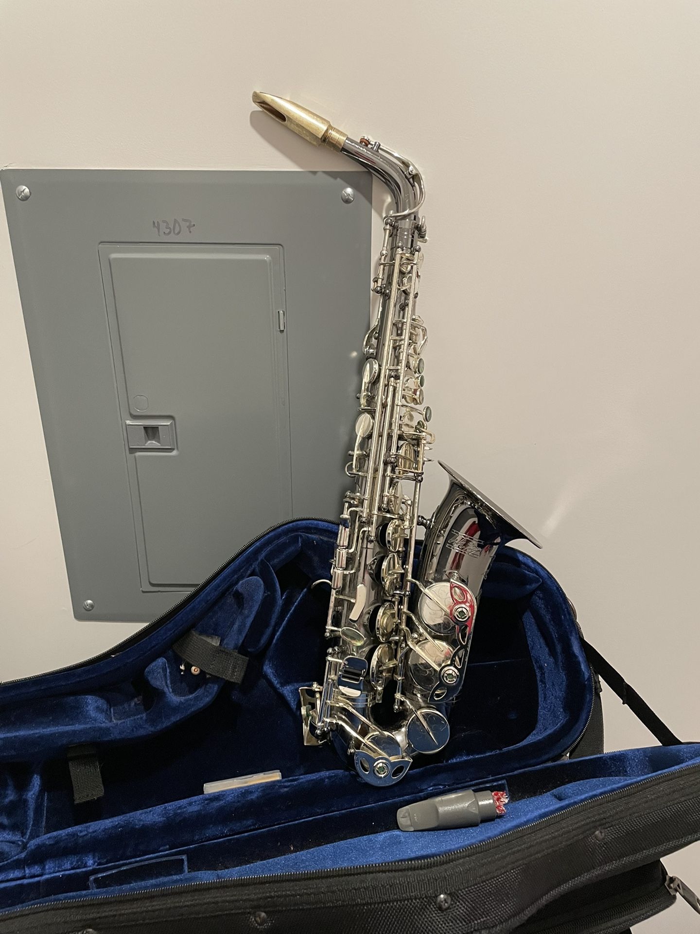 Beautiful Saxophone With All the Attachments 