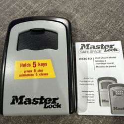 Master Lock Wall Mount Lock Box  - Brand New