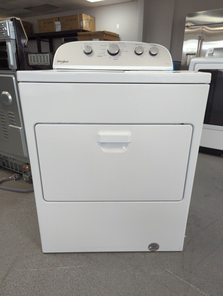 Whirlpool Front Load Electric Dryer in White with 7.0 cu. ft. and AccuDry Sensor Drying System