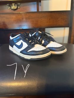 Nike Dunk Low Black White Panda Style Sneakers Youth Size 7Y