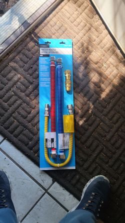 Gas water heater install kit new