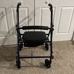 Walker Witn Wheels And Seat