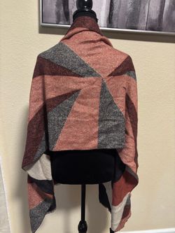 Oversized Blanket Scarf Wrap Shawl Vince Camuto