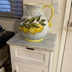 Large porcelain pitcher