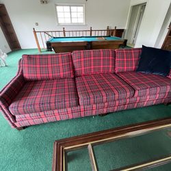Plaid Couch 