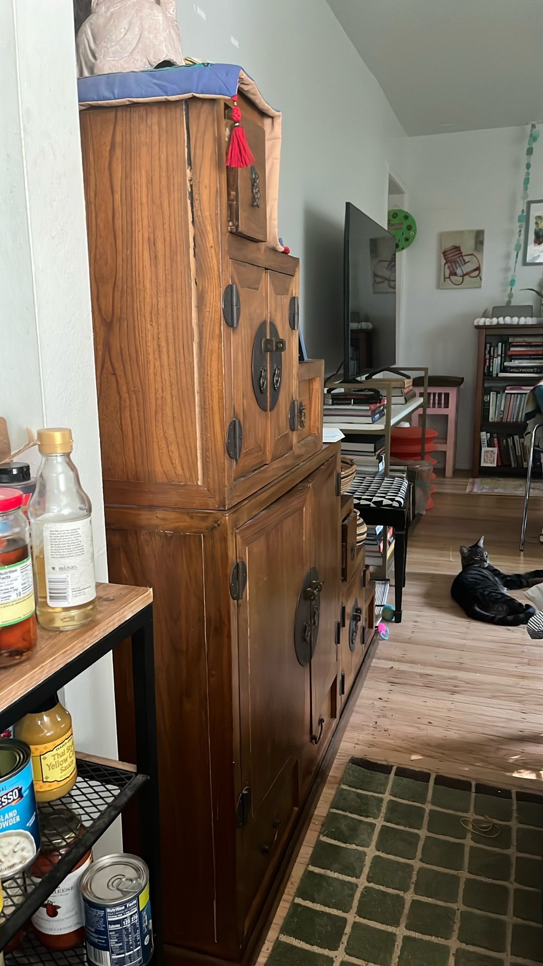 Chinese Jigsaw Chest , 9 drawers , In 3 Pieces.