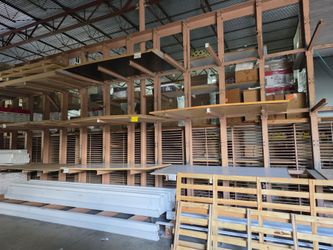 Heavy duty cantilever rack 16', Arms 4' Warehouse Storage