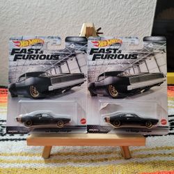 Hot Wheels 1:64 Fast & Furious 1968 Dodge Charger Black Diecast Model Car HCP17