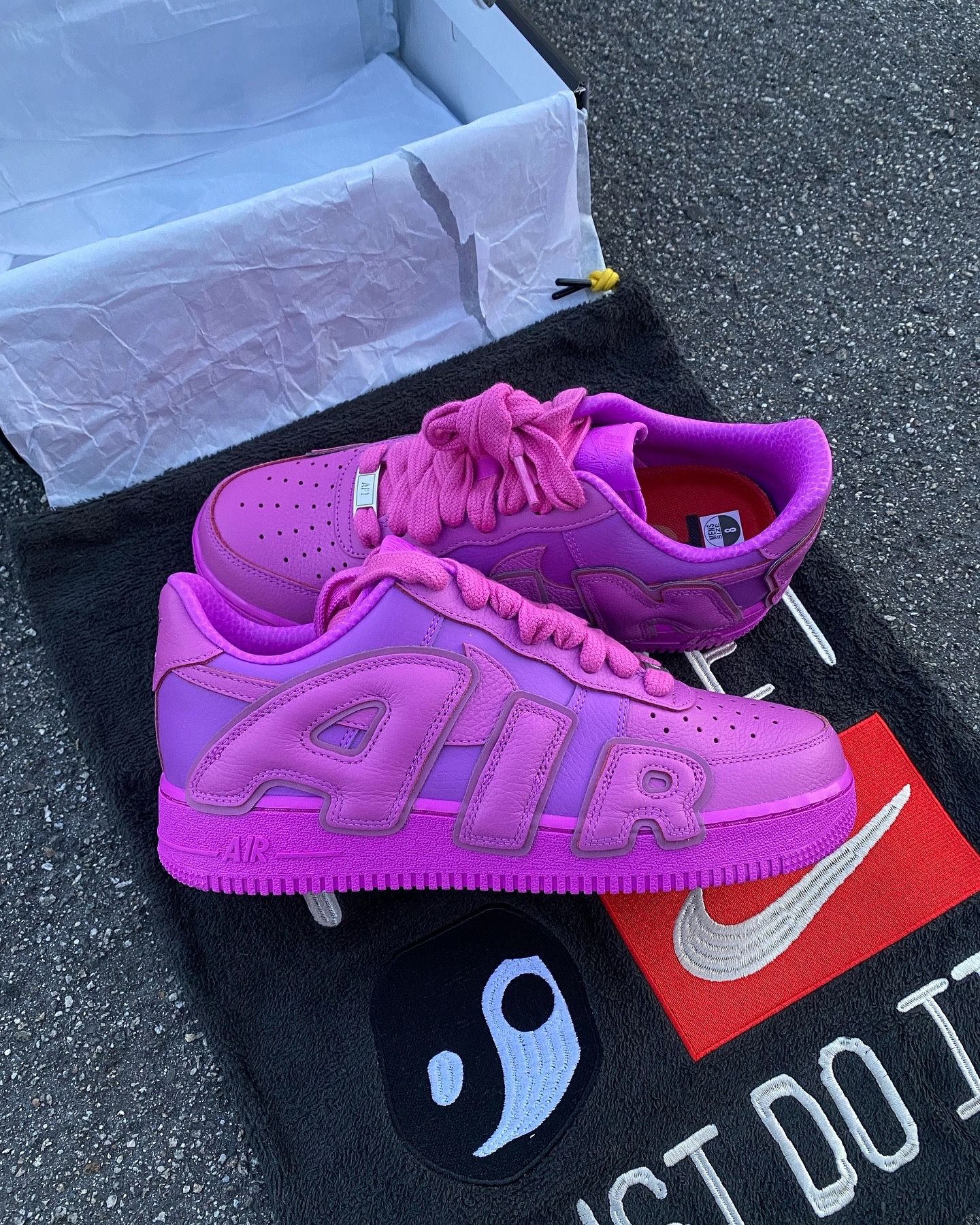 Nike Air Force 1 Low CPFM Cactus Plant Flea Market Fuchsia Dream Purple - Size 8 Men / 9.5 Women