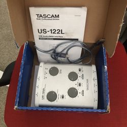Tescam US-122L USB 2.0 Audio/MIDI Interface