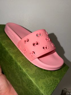 Women Gucci Pink Slide