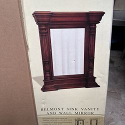 Bellmont Rich Cherry Vanity Mirror 