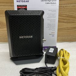 NETGEAR CM700-100NAS DOCSIS 3.0 Cable Modem