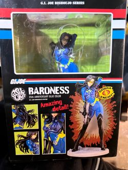 Kotobukiya G.I. Joe Bishoujo Baroness 1:7 Pre-Painted Blue 25th Anniv