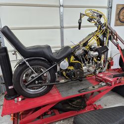 Harley chopper project bike