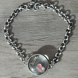 Stainless Steel Valentine Friend Heart Bracelet 