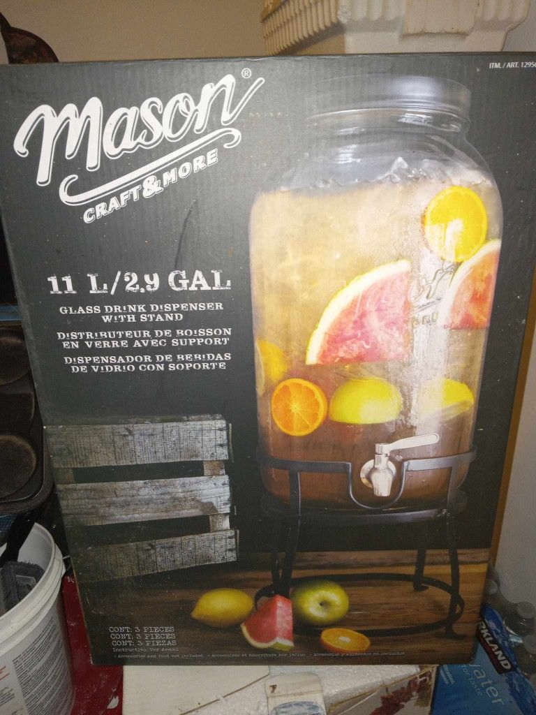 2 Cold Beverage Dispensers. New, Never Used.