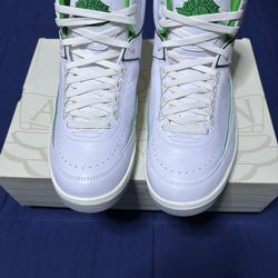 Jordan 2 Retro Lucky Green 2023  Size 12
