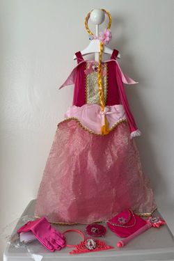 princess dress-up set inspired by Princess Aurora ( L 7/8)