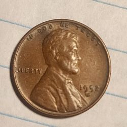 1952 D Lincoln Penny 