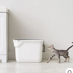 Cats Litter Box-White 