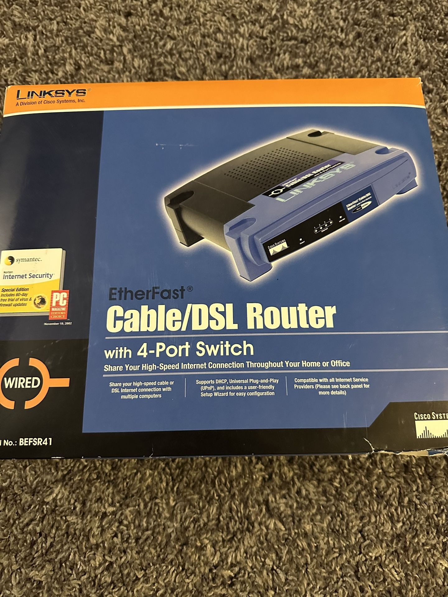 Cable DSL router
