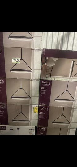 Townly 35-Watt 1-Light Satin Black Bowl Integrated LED Pendant Light with Open Metal Ring Shade