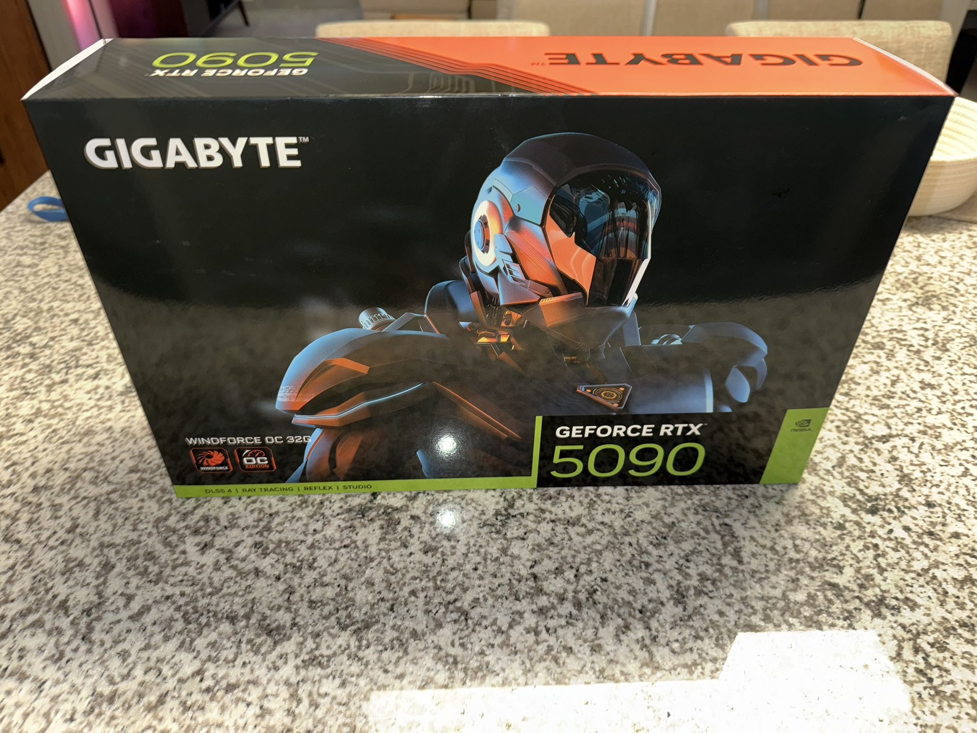 GIGABYTE WINDFORCE GeForce RTX 5090 32GB GDDR7 PCI Express 5.0 ATX Graphics Card GV-N5090WF3OC-32GD