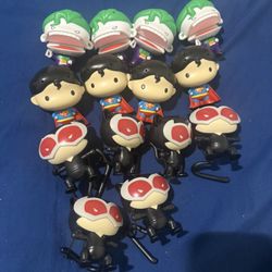 Lot of 14 - Burger King DC Comics JUSTICE LEAGUE Chibi