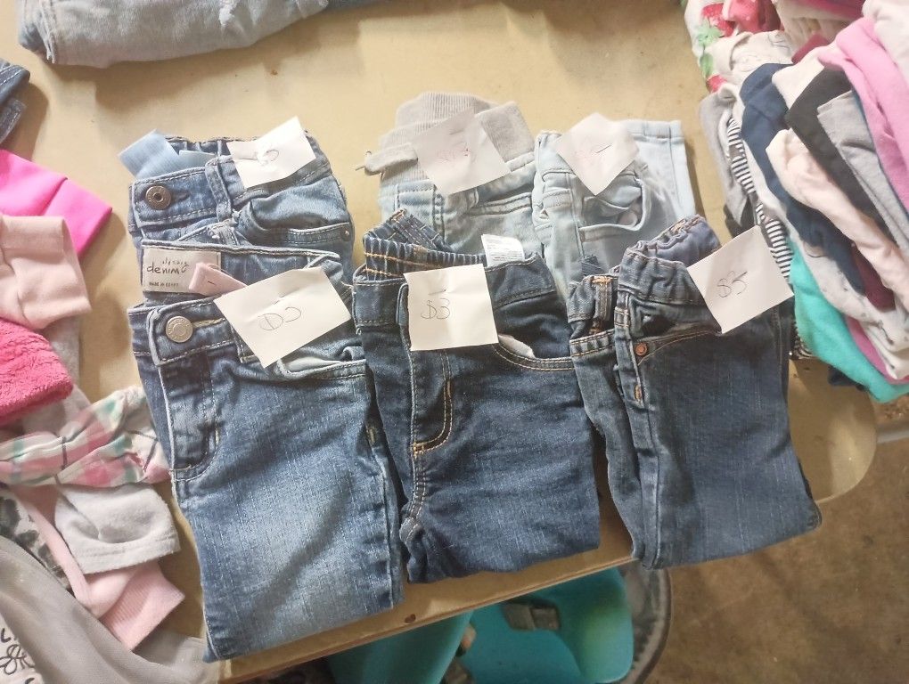 Baby Girl Pants Sizes 12 Mo To 18 Mo