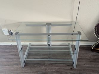 Glass TV stand/ Console/ Display