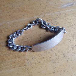 Engravable Sterling Silver Bracelet