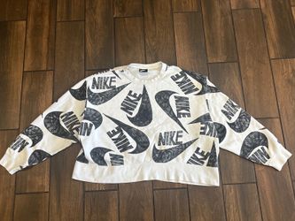 Nike Sportswear Icon Clash Allover Swoosh Print Sweatshirt