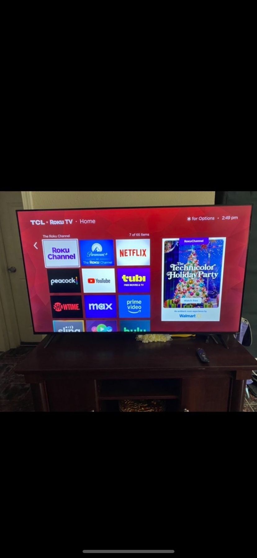 TCL 55”  Tv Manufactured Year 2022 