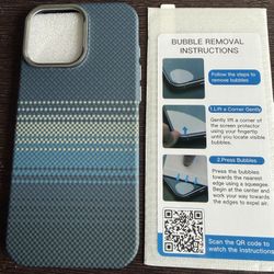 iPhone 16 Pro Max Case And Glass Screen Protector