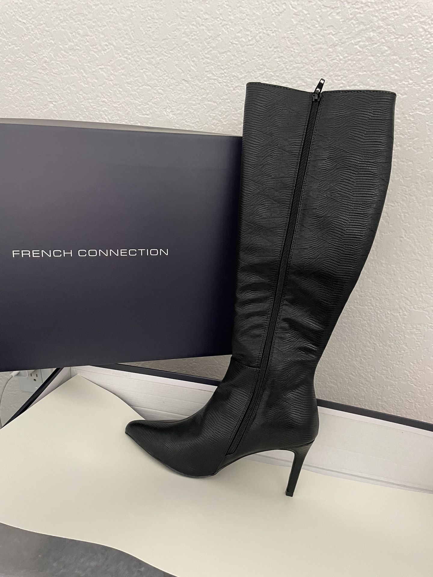 French Connection Black Boots Size 7