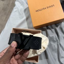 Black Louis Vuitton Belt 