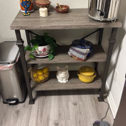 Table With Shelves 