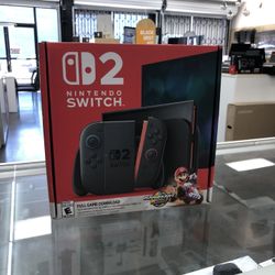 Nintendo Switch 2 With Mario Game