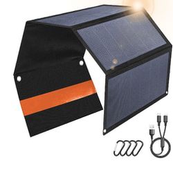 Solar Charger 5 Panel Folding 28w