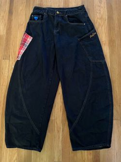 aelfric eden baggy barrel jeans