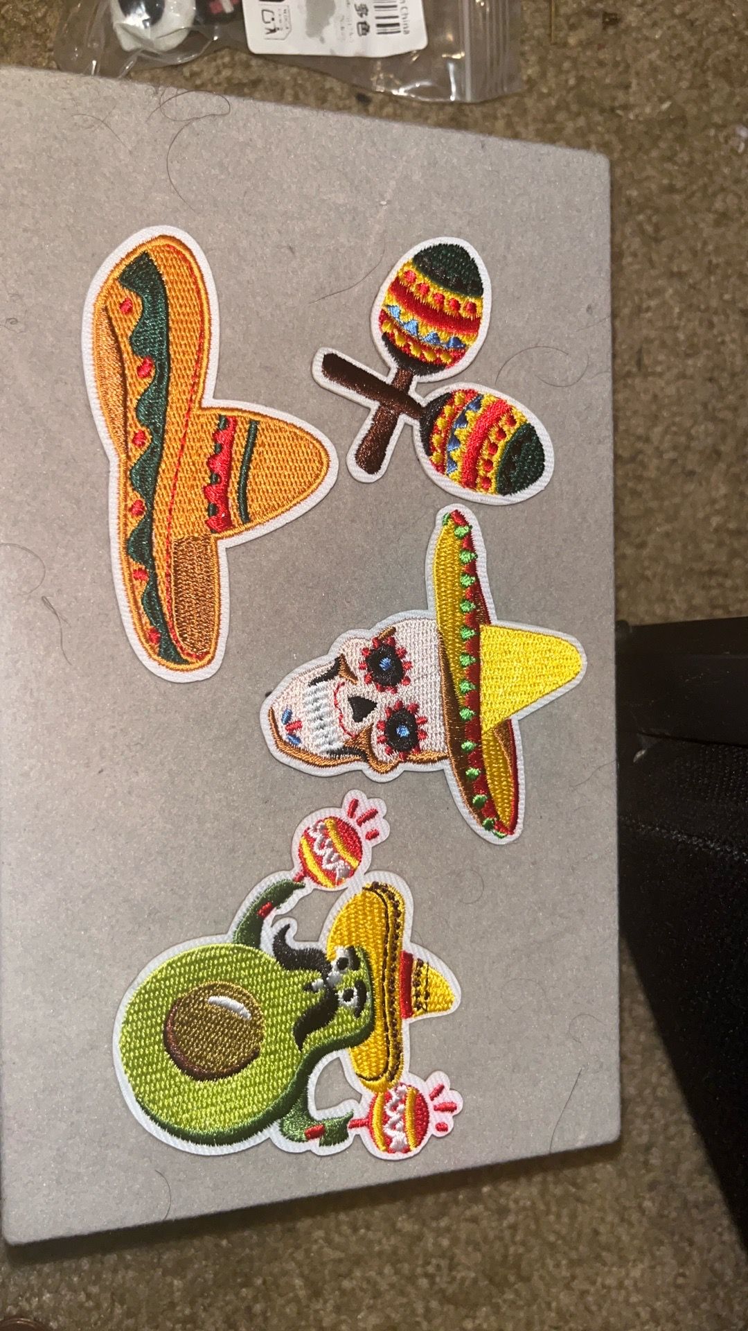 4 pcs CutePatches Embroidered Patches Iron On/Sew On Jackets Backpack Jeans Aesthetic Decorative Applique