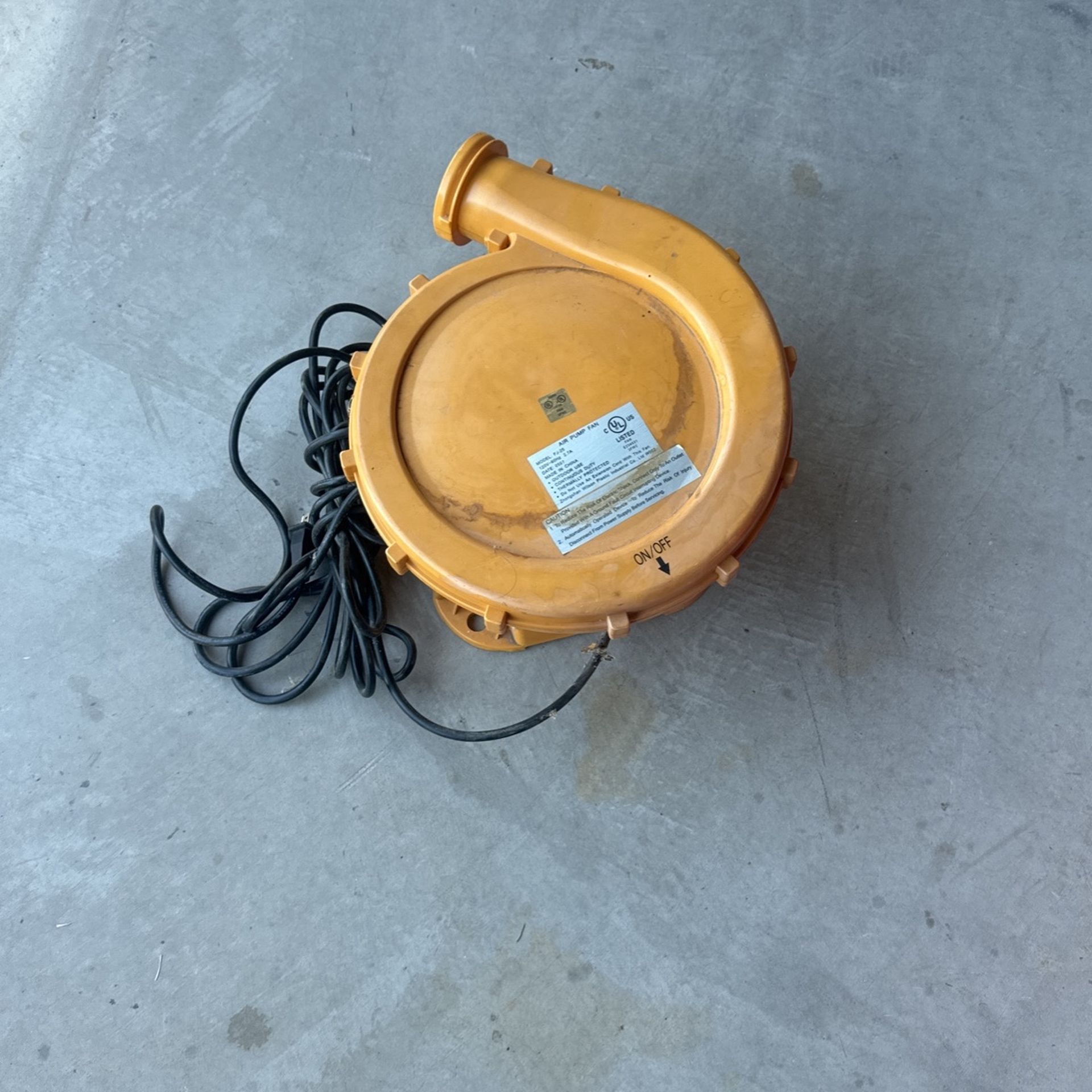 Air Pump Fan