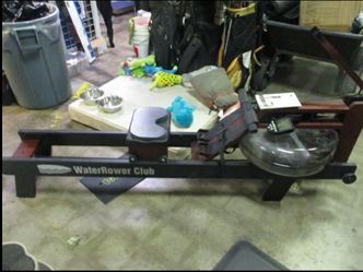 Used Water Rower Club Series With HIRISE ADAPTER KIT & Phone Arm-46516-2